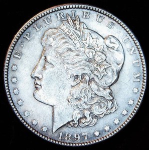 Poss Vam 8 (Hot 50) 1897-P Morgan Silver Dollar, XF wUnaltered Surfaces (Vam Diagnostics included)