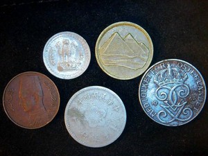 (5) Tougher Find World Coins