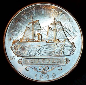 Scarce Gem 1979 Peru Silver 500 Soles De Oro, 100th Anniv of Battle of Iquique
