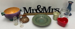 Misc. Decorative Items And Pottery Bowls