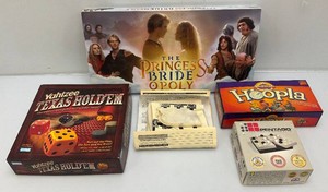 Misc. Games Including The Princess Bride Opoly, Yahtzee Texas Holdem And More