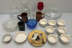 Large Group Of Misc. Glasses, Mugs And More Including COCA- Cola And More