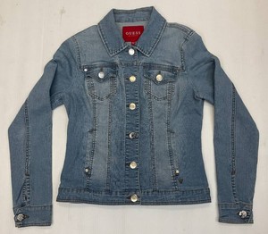 Vintage GUESS Womens Denim Jacket Size Large