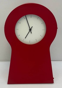 Vintage IKEA Keyhole Clock 1995 Metal Storage Wall Hanging 18