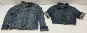 Two Vintage Maurices Denim Jackets Size Small And Large