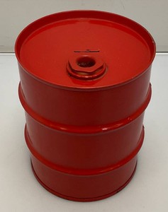 Large Vintage Central Can Company STC Chicago Barrel Bank 6 34 x 8.5