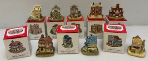 Collectible The American Collection Miniature Buildings In Original Box