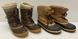 Two Pair Of Vintage Boots Size 12 Sorel Boots