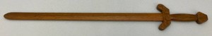 36 12 Hand Carved Wooden Ornate Sword