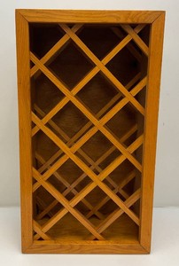 Very Nice Wooden Wine Rack 10 x 15 x 27