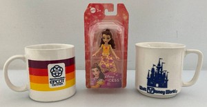 Vintage Collectible1970s Disney Mugs & Miniature Disney Princess Belle
