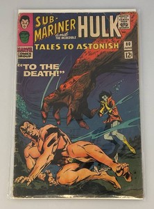 1966 Tales To Astonish #80 Marvel Comic HulkSub Mariner To The Death 2ND Appearance Of Tyrannus (Bagged And Boarded)