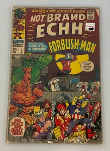 Highly Collectible 12 Cent Comic #5 Not Brand Echh First Appearance Forbush-Man (Bagged And Carded)