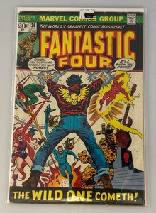 20 Cent Fantastic Four #136 Marvel Silver Age Comic Book Dr. Doom (Bagged And Carded)