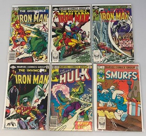 Misc. 60  Cent Comics Including SMURFS And More (Bagged And Carded)
