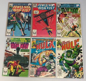 Misc. 60  Cent Comics Including HULK And More (Bagged And Carded)