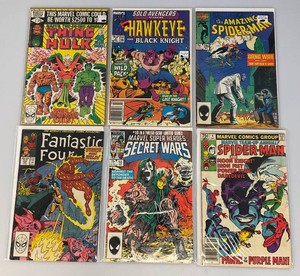 Misc. 75 Cent And More Comics Including Silver Surfer And More (Bagged And Carded)