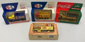 Vintage Collectible American Highway Legends 164 Scale Miniature Die-Cast Trucks Including Coca-Cola And more (New Old Stock)
