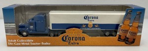 Collectible Ertl Brand 164 Scale Die-Cast CORONA EXTRA Beer Transporter Semi Truck Hauler In Original Box (NEW Old Stock)