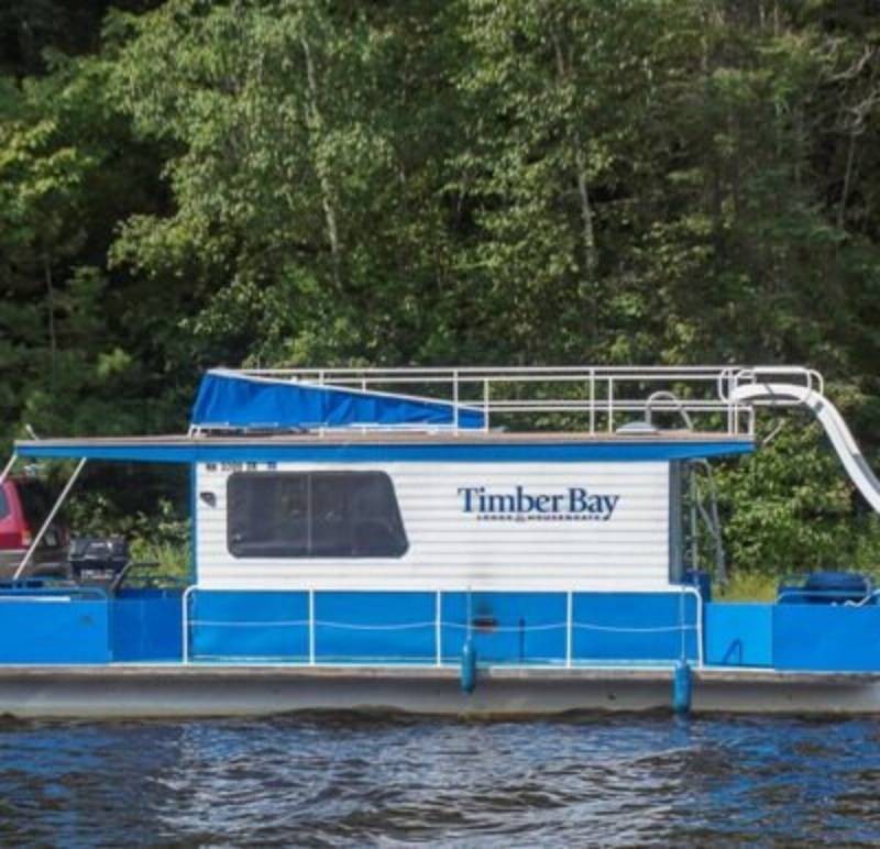 HB02 Timber Bay Houseboat Experience In Brainered - Sportsmans Series - The Sunfish - Sleeps 2