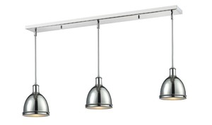 Mason 3-Light IslandBilliard Pendant  Z-Lite  Model 711MP-3CH  Est. Retail $570