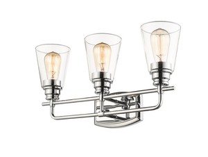 Annora Collection 3-Light Bathroom Vanity Sconce  Z-Lite  Model 428-3V-CH  Est. Retail $158