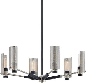 Pilsen 6-Light Chandelier  Troy Lighting  Model F7116  Est. Retail $428