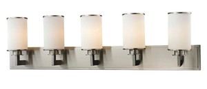Savannah 5-Light Bathroom Vanity Light  Z-Lite  Model 412-5V  Est. Retail $237
