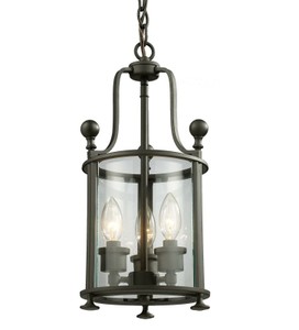 Wyndham 3-Light Caged Pendant Light  Z-Lite  Model 135-3-182Z  Est. Retail $259