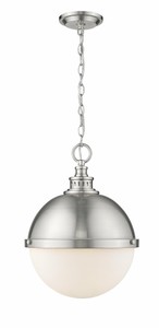 2-Light Mini Pendant Ceiling Light  Z-Lite  Model 619P14-BN  Est. Retail $281