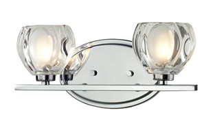 Hale 2-Light Bathroom Vanity Light  Z-Lite  Model 3023-2V  Est. Retail $200