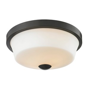 2-Light Flush-Mount Ceiling Fixture from the Montego Collection  Z-Lite  Model 411F2