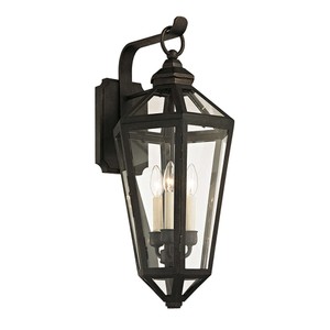 Calabasas 3-Light Large Premium Outdoor Wall Lantern  Troy Lighting  Model B6373-VBZ  Est. Retail $660