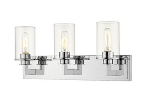 Savannah 3-Light Vanity Light  Z-Lite  Model 462-3V-CH  Est. Retail $246
