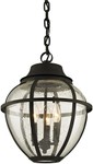 OPEN BOX | READ DESCRIPTION | Bunker Hill 3-Light Outdoor Pendant Chandelier | Troy Lighting | Model F6457-VBZ | Est. Retail $525