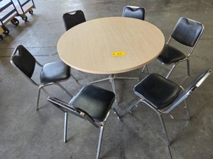 4 Table with (6) Stack Chairs...