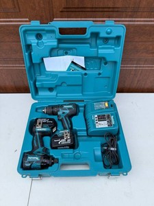 Cordless Drill & Impact Driver Kit - Makita LXPH05 LXDT08 With Charger & Case