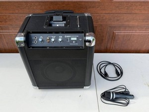 Portable Sound System - ION Block Rocker With Microphone & Power Cord