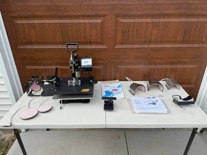 Heat Press Machine - PRO-8800X 1400W Multifunction Press Kit