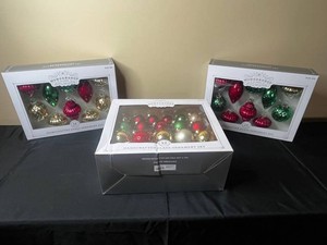Christmas Ornament Sets - Wondershop at Target Mixed Lot of 3 Boxes
