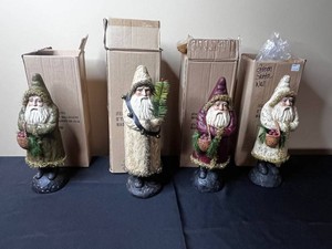 Santa Wall Hangings Mixed Lot of 4