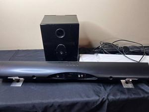 Soundbar System - Vizio With Subwoofer, Remote & Cables