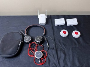 Wireless Paging System Mixed Lot - Jabra Headset, Synlett Pagers & Tp-link Extender