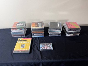 CD Lot - Assorted Music Albums & In-Flight Spanish Course