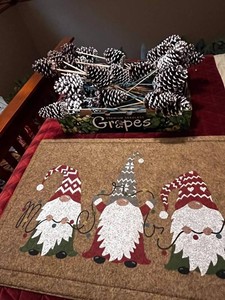 Pinecones & Gnome Floor Mat