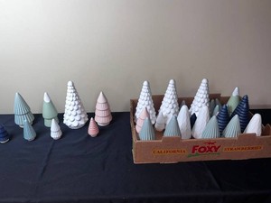 Ceramic Christmas Trees - Tallest 8