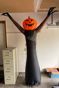 Halloween Inflatable Pumpkin Scarecrow