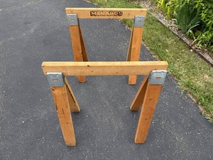 Wooden Sawhorses - Menards (Lot of 2)