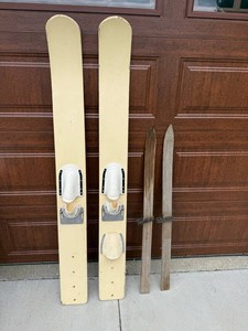 Airguide Water Skis With Bindings (Pair) - 68