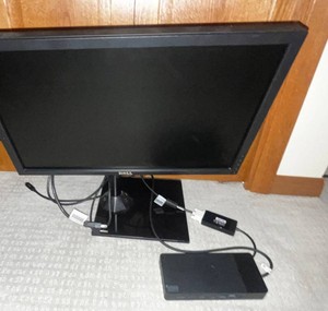 Monitor - Dell 22 Inch With Stand & Power Adapter